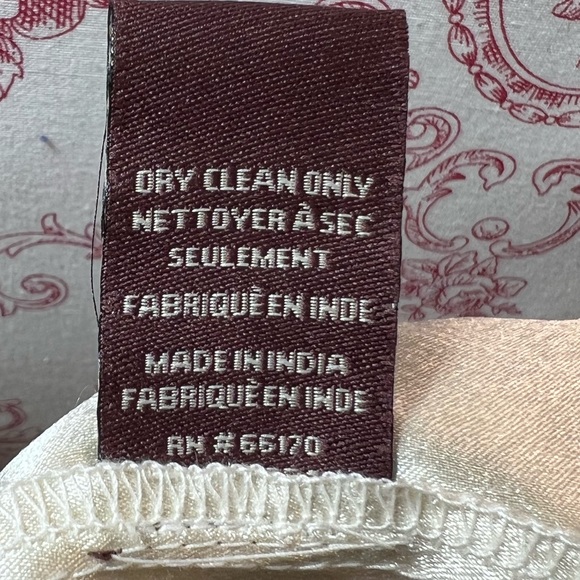 NEW Anthropologie Ranna Gill Floral Crochet  Swing Dress Cream Size Small Petite - Picture 9 of 11